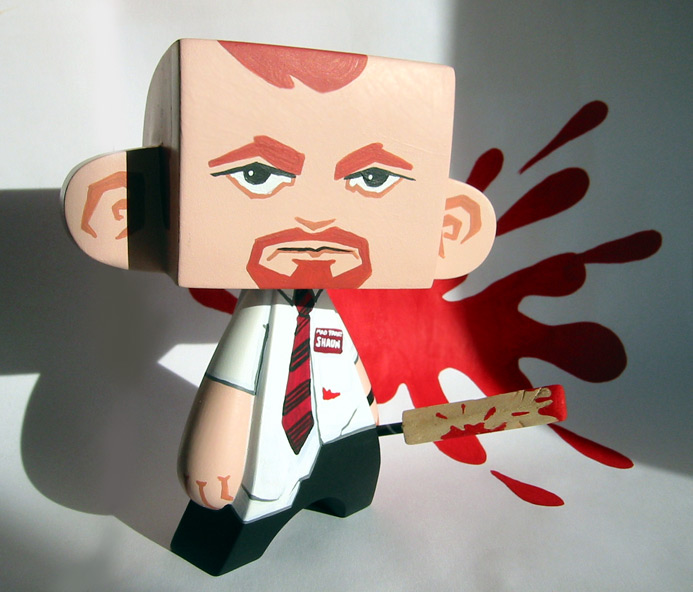 Shaun of the Dead vinyl toy custom by Doktor A.