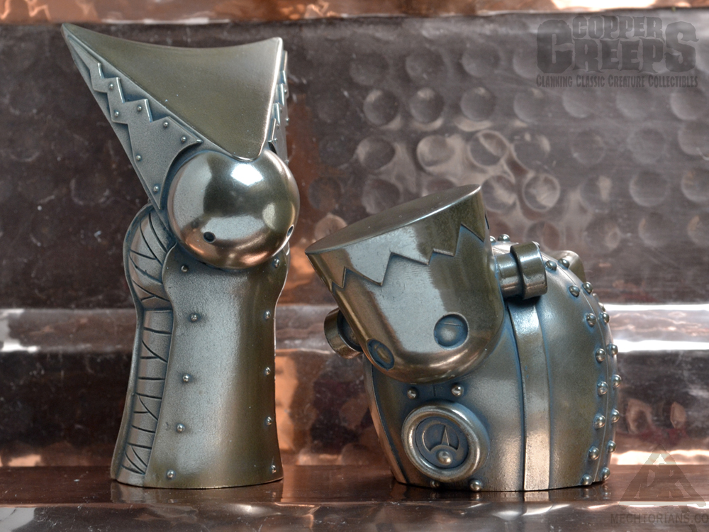 Copper Creeps Monster Robot figures by Doktor A.