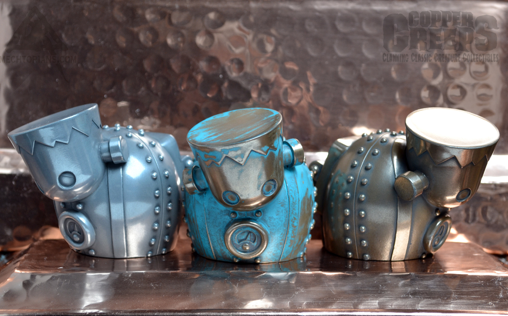 Copper Creeps Monster Robot figures by Doktor A.