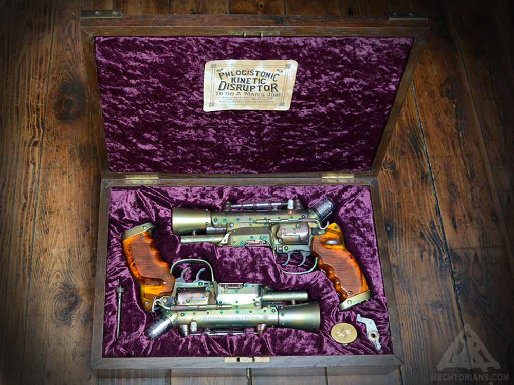 Customised Blade runner gun prop replica. Tomenosuke Blaster reworked by Doktor A ( Bruce Whistlecraft).