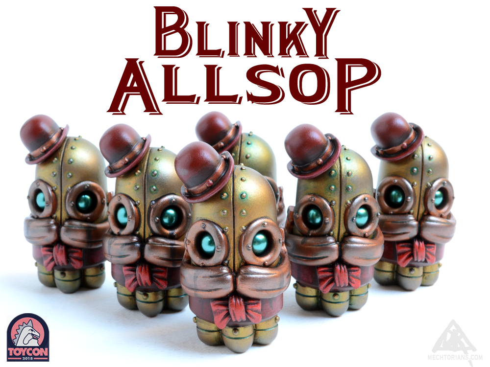 Blinky Allsop mini Mechtorian resin figure by Doktor A, Bruce Whistlecraft.