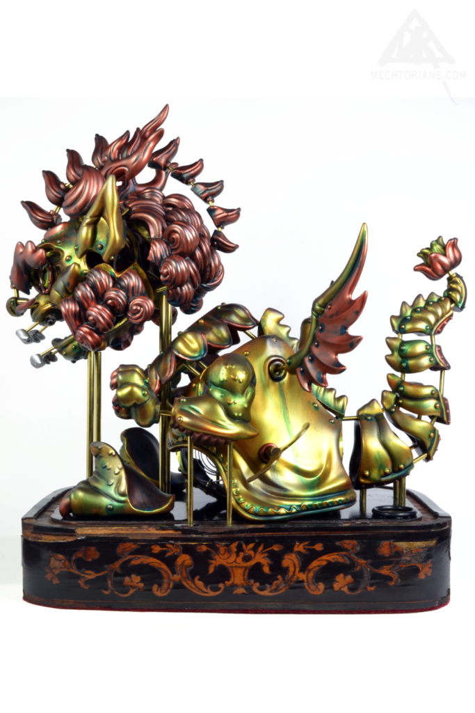 Lotus Dragon custom Mechtorian Toy by Scott Tolleson and doktor A.