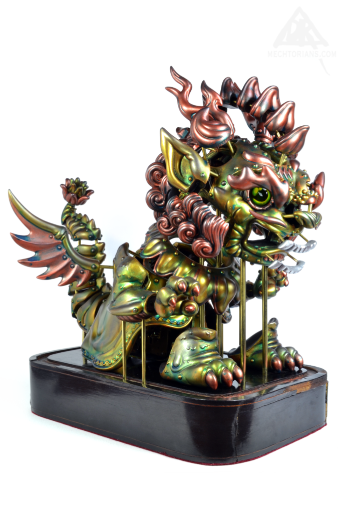 Lotus Dragon custom Mechtorian Toy by Scott Tolleson and doktor A.