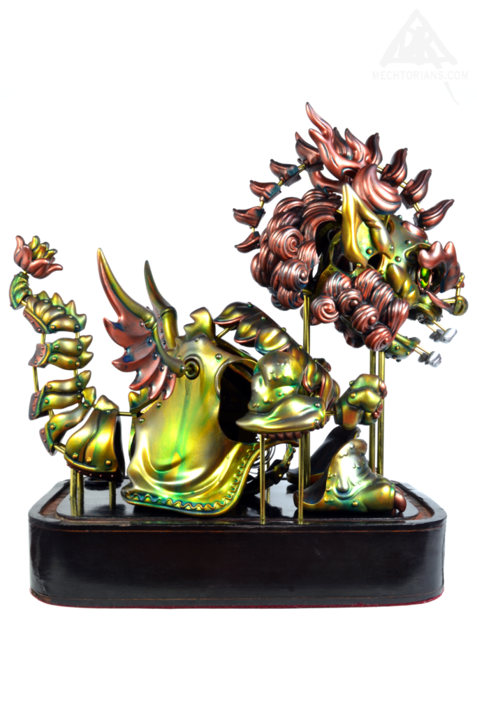 Lotus Dragon custom Mechtorian Toy by Scott Tolleson and doktor A.
