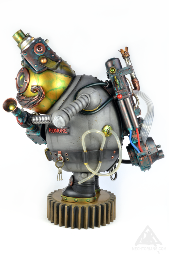 Frank Podmore. Mechtorian Ghostbuster Figure by Doktor A, Bruce Whistlecraft.
