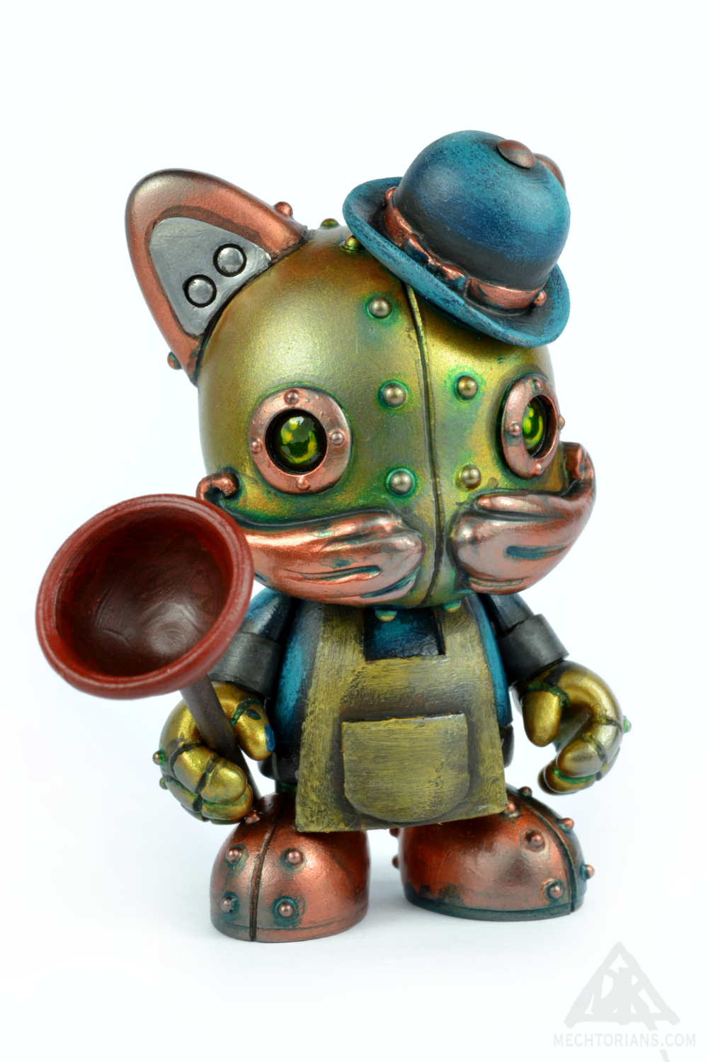 The Plumber. A Mechtorian Customised 3" Janky toy by Doktor A. Bruce Whistlecraft.
