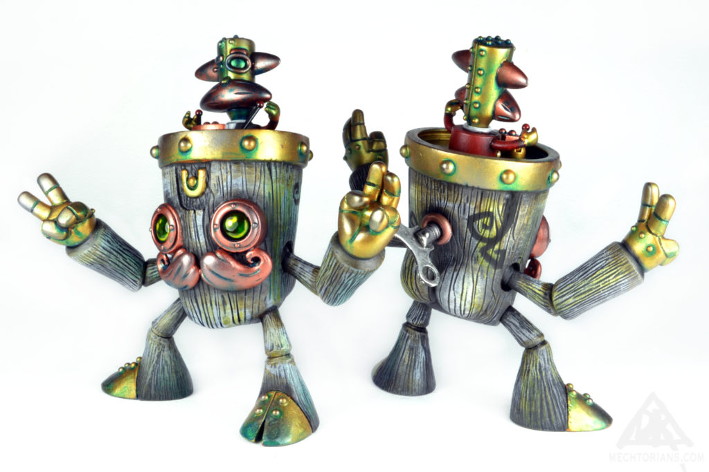 Elwood Barker Custom Mechtorian Toy exclusive for Designer Con UK 2022