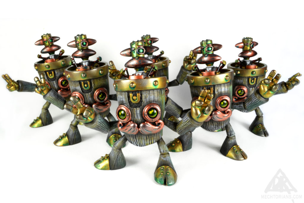 Elwood Barker Custom Mechtorian Toy exclusive for Designer Con UK 2022