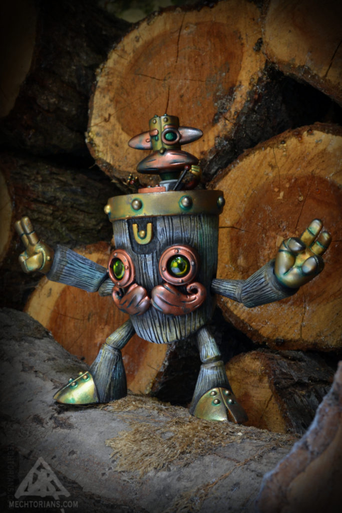 Elwood Barker Custom Mechtorian Toy exclusive for Designer Con UK 2022